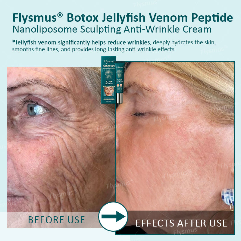 🪼👨⚕️Made and shipped from the UK✨Flysmus® Botox Jellyfish Venom Peptide Nanoliposome Sculpting Anti-Wrinkle Cream – Hot Seller! 🔥Limited-Time Offer: Save 40%!