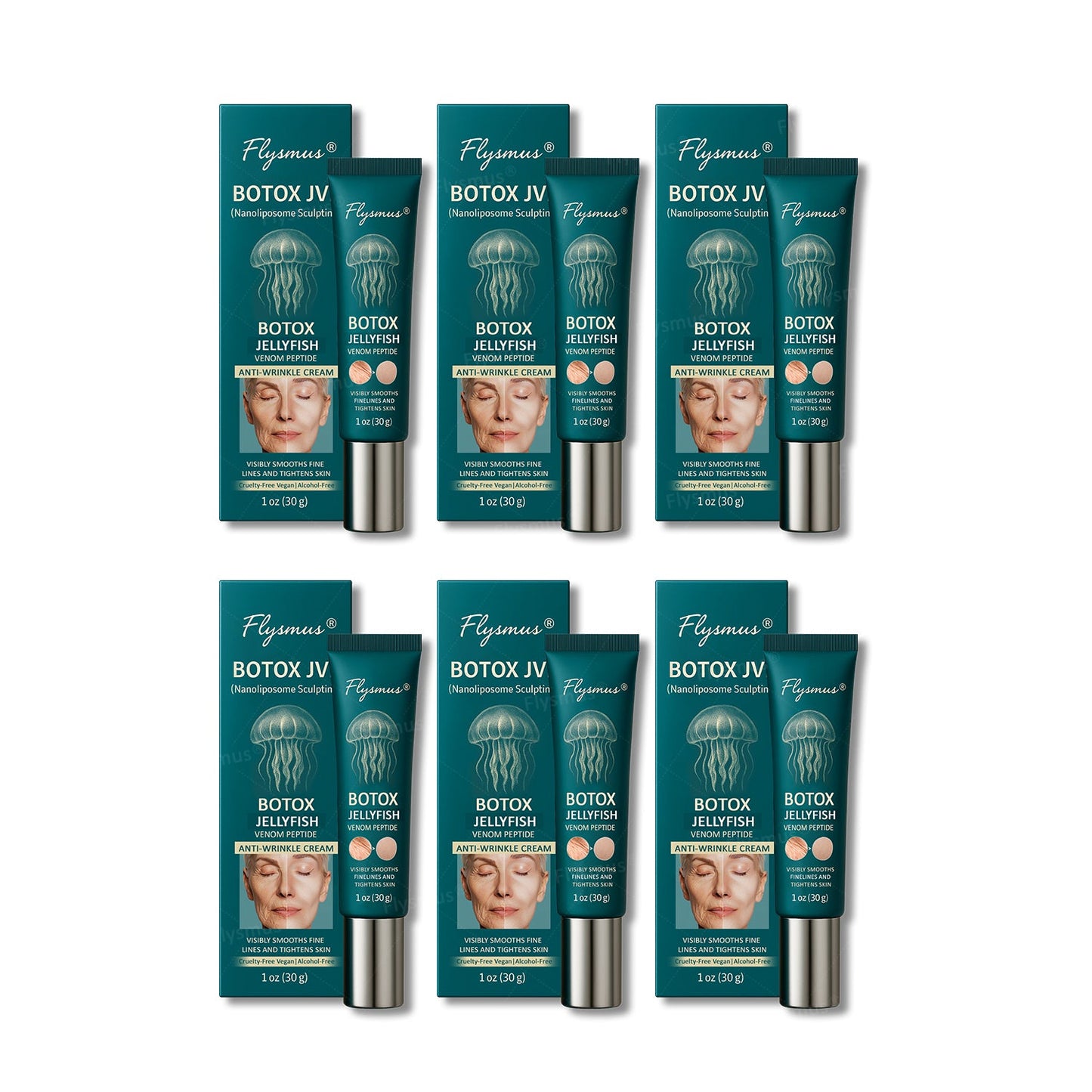 🪼👨⚕️Made and shipped from the UK✨Flysmus® Botox Jellyfish Venom Peptide Nanoliposome Sculpting Anti-Wrinkle Cream – Hot Seller! 🔥Limited-Time Offer: Save 40%!