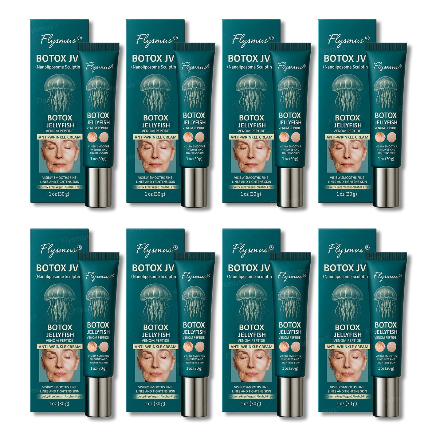 🪼👨⚕️Made and shipped from the UK✨Flysmus® Botox Jellyfish Venom Peptide Nanoliposome Sculpting Anti-Wrinkle Cream – Hot Seller! 🔥Limited-Time Offer: Save 40%!