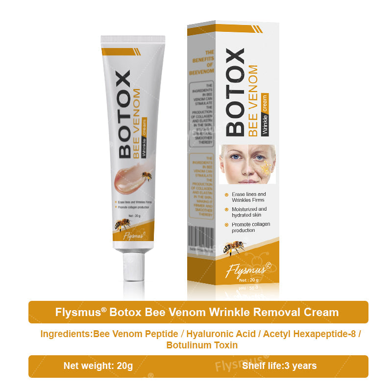 💎👨‍⚕️Made and shipped from the UK✨Flysmus® Botox Bee Venom Wrinkle Removal Cream-Last Day Promotion 70% OFF