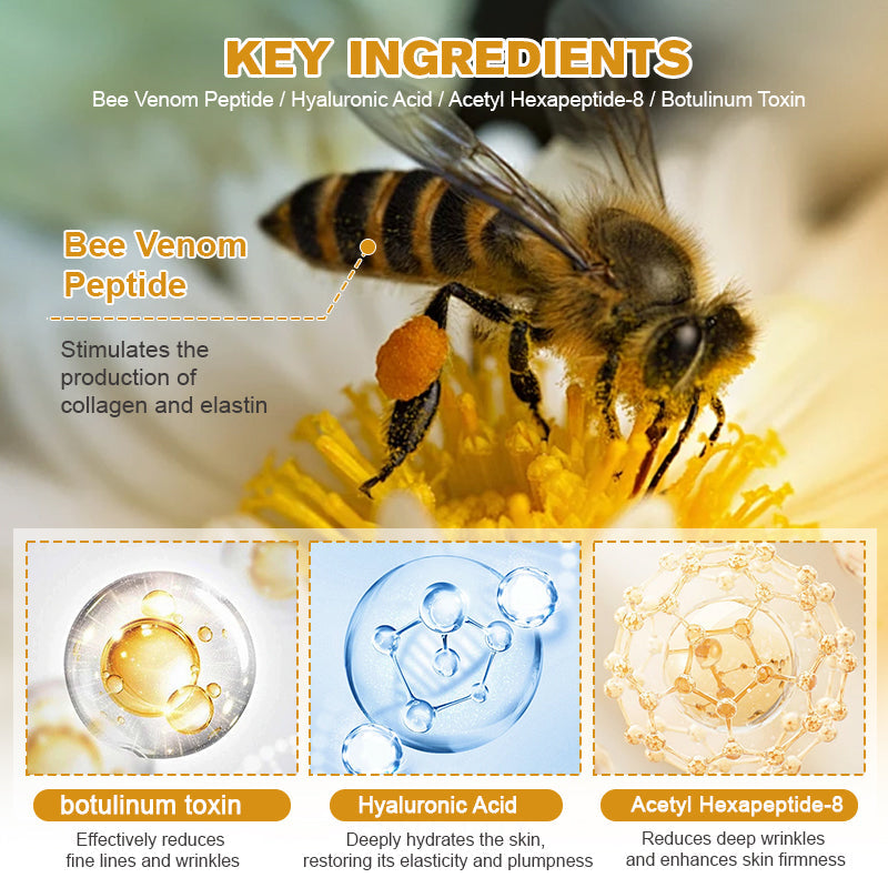 💎👨‍⚕️Made and shipped from the UK✨Flysmus® Botox Bee Venom Wrinkle Removal Cream-Last Day Promotion 70% OFF