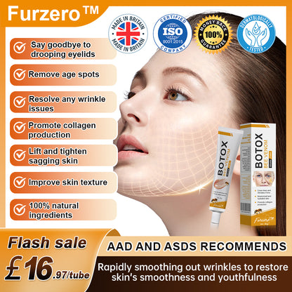 (🍀Made and shipped from the UK✅)Furzero™ Botox Bee Venom Wrinkle Removal Cream-Last Day Promotion 70% OFF